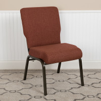 Flash Furniture PCCF-107 Advantage 20.5 in. Cinnamon Molded Foam Church Chair